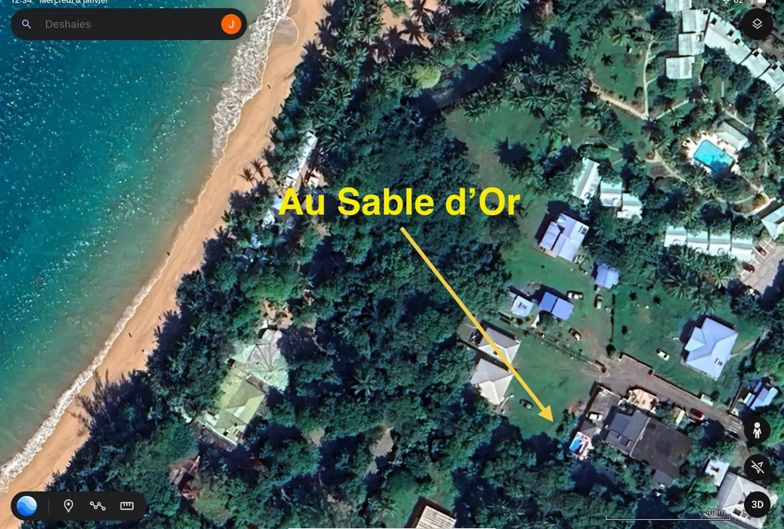 Au Sable D'Or - Spa - Wifi- Piscine Deshaies